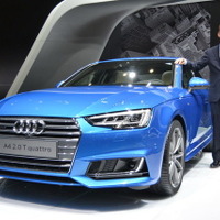 【東京モーターショー 15】アウディ、新型 A4 を日本初公開…16年初めに発売へ 画像