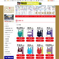 第92回箱根駅伝、1/2 8時スタート 画像
