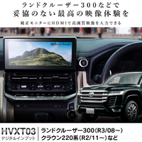 ランクル300／クラウン200系／MIRAI対応、TOYOTAメーカーオプションナビ用HDMIデジタルインプットアダプターが新発売 画像