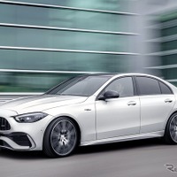メルセデスベンツ Cクラス 新型、「AMG 43」に新機軸の電動ターボ［詳細写真］ 画像