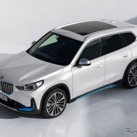 BMW X1 新型のEV、『iX1』…ブルーのアクセントが識別点［詳細写真］ 画像