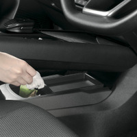 運転席から捨てやすい！　NISSANノート・ノートオーラ専用設計のセンターコンソール用ゴミ箱＆トレイが新発売 画像