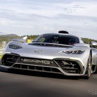 F1譲りの1.6リットルターボ搭載、メルセデスAMG『ワン』…ニュル最速の市販車に 画像
