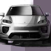 ポルシェ『マカン』新型、スケッチ公開…実車は1月25日発表予定 画像