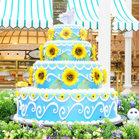 【ディズニー】アナの誕生日をお祝い！『アナ雪』短編モチーフのメニュー＆デコ「クリスタルパレス・レストラン」 画像