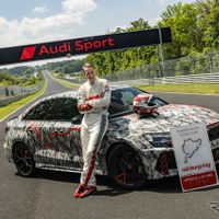 アウディ『RS 3』新型がニュルブルクリンクで新記録…実車は8月デビューへ 画像
