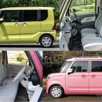 【ダイハツ タント vs スズキ スペーシア】スペック比較…人気の軽ワゴンはどう違う？ 画像