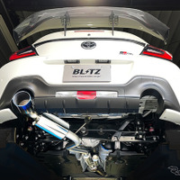 『GR86/BRZ』に輝くチタンブルー！ ブリッツのオールチタン製エキゾースト「ニュルスペックF-Ti」がラインアップ追加 画像
