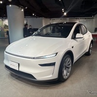 【テスラ モデルY 改良新型】日本初公開、新しい顔に実用性や空力向上などアップデート…さらなる拡販目指す 画像
