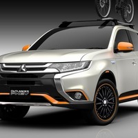 【大阪オートメッセ16】三菱 アウトランダーPHEV ＆ デリカ、アクティブなカスタマイズモデル 画像