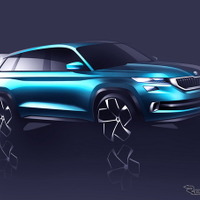 【ジュネーブモーターショー16】シュコダ謎の新型車、正体判明…SUVコンセプト 画像