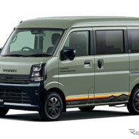 スズキ「エブリイ」「エブリイワゴン」改良新型、フロントデザイン刷新…134万3100円から 画像