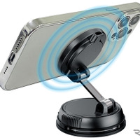 スマホは“ダッシュの上”派にお薦めの、最新マグネット式＆無線充電型スマホホルダー［特選カーアクセサリー名鑑］ 画像