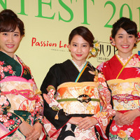 河北麻友子、きものクイーン女子大生に「笑顔で楽しく」と処世術をアドバイス 画像