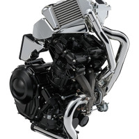 【東京モーターショー15】スズキ、バイク用ターボエンジン公開…リカージョン へ搭載か!? 画像