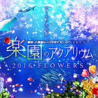 水族館で“春”がテーマのプロジェクションマッピング！「楽園のアクアリウム2016 FLOWERS」 画像