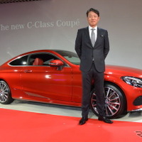 【メルセデス Cクラスクーペ】上野社長「若い方々を吸引したい」…月々1万8000円プランも 画像