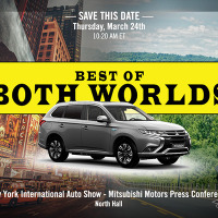 【ニューヨークモーターショー16】三菱、新型車を予定…改良新型 アウトランダー PHEVか 画像