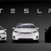 テスラの新型EV、「モデル3」…シルエットが見えた 画像