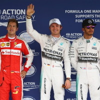 【F1 メキシコGP】ロズベルグが4戦連続ポールポジションを獲得 画像