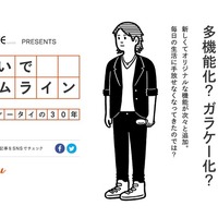 KDDI、携帯電話で30年を振り返る「おもいでタイムライン」公開 画像