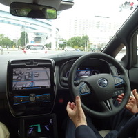 東京・お台場の一般道を日産の自動運転実験車で走った！ 画像