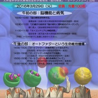 【春休み2016】オートファジーってなんだ？ 脳機能とは…高校生特別セミナー 画像