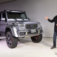 【メルセデスベンツ G550 4×4 スクエアード】最低地上高460mm…高い走破性備えた、期間限定販売SUV 画像