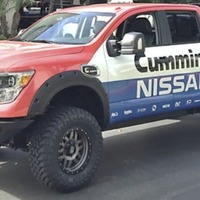 【SEMAショー15】日産、タイタン 新型をカスタマイズ…砂漠レースのサポートカーに 画像