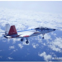 三菱重工、国産ステルス機「X-2」の初飛行に成功 画像
