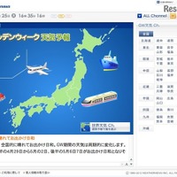 【GW2016】気になる天気、ゲリラ豪雨も…外出チャンス日を発表 画像