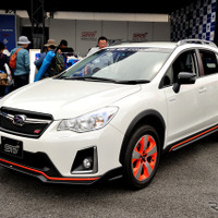 市販間近!?　スバル XV ハイブリッド「tS」、SUPER GTにあらわる 画像