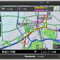 パナソニック、ポータブルカーナビ 新ゴリラ発売…スイテルート案内搭載で渋滞回避機能を強化 画像