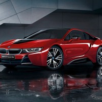 BMW i8 にレッドカラーの特別限定車、創立100周年記念モデル第7弾…2200万円 画像