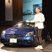 【メルセデスベンツ SLC】上野社長「機能性や走行時の快適性をさらに向上」 画像