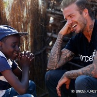 ベッカム、HIVと生きるスワジランドの子どもを訪問…ユニセフ 画像