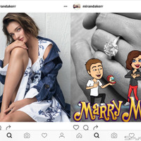 ミランダ・カー、婚約で指輪を披露！ 画像