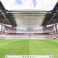 豊田スタジアム、超高画質パノラマ写真を利用したVR公開 画像