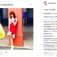 トリンドル玲奈、チアガール姿を披露に「えー！超カワイイ」の声 画像