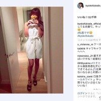 深田恭子インスタグラム、初めての自撮りを公開 画像
