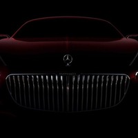 【ペブルビーチ 16】メルセデス マイバッハ の大型クーペ、表情見えた 画像