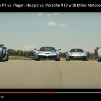 フェラーリ、マクラーレン、ポルシェ、パガーニ…世界最高峰の4台がサーキット走行［動画］ 画像