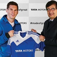 インドのタタ自、メッシ選手をブランド大使に任命 画像