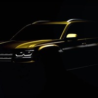 VWの新型ミッドサイズSUV、シルエットが見えた 画像