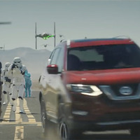 【動画】日産ローグ、スターウォーズ新作とコラボCMで戦闘中！ 画像