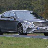 メルセデス 最強サルーン「S65 AMG」、4リットルターボ搭載で1月発表か！ 画像