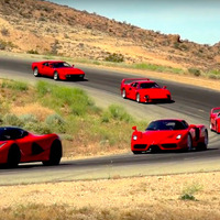 【動画】マニア垂涎！フェラーリ最強の5台を所有する男性が登場、サーキット走行を公開！ 画像