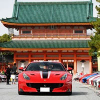 71台のフェラーリ、京都～奈良を駆け抜ける…世界19か国のオーナーが参加 画像