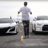 【動画】国産スーパーカー頂上対決！日産GT-R vs ホンダNSX 画像