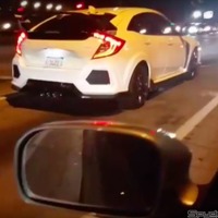 【動画】ホンダ シビック タイプR新型、市街地走り去る姿を目撃 画像